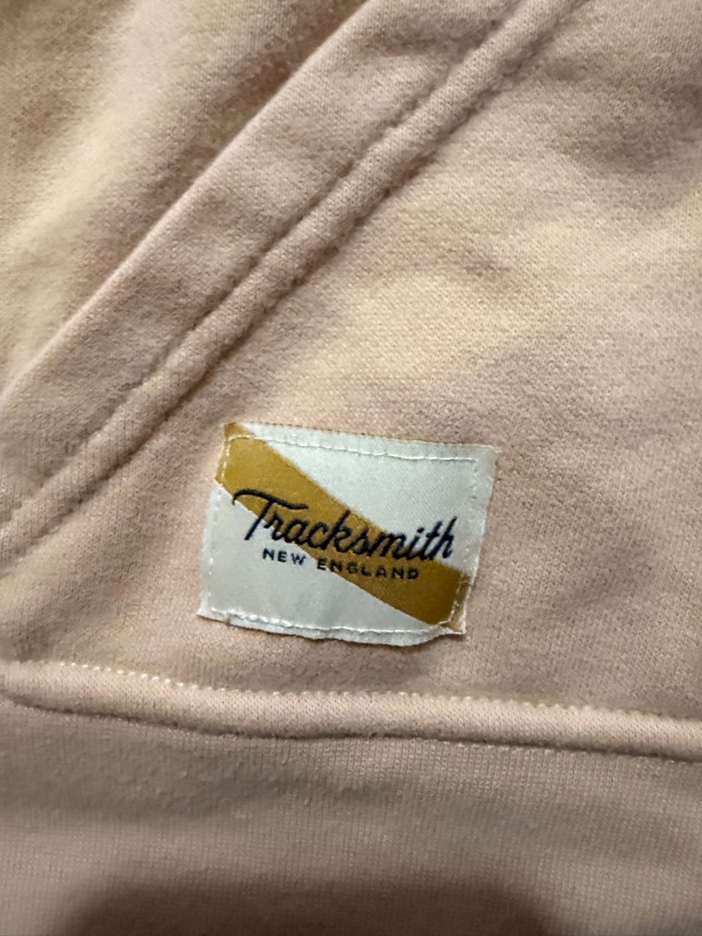 Tracksmith Hoodie Cream Oatmeal Women's M - Picture 3 of 3
